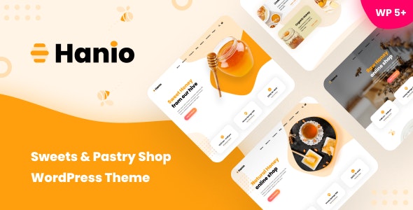 Hanio – Sweets & Pastry Shop WordPress Theme – 30594842