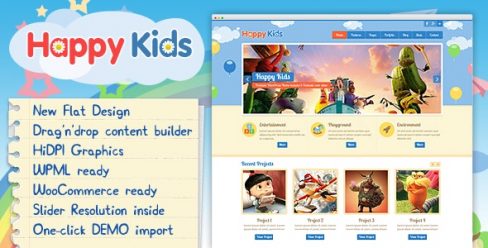 Happy Kids – Children WordPress Theme – 4452871