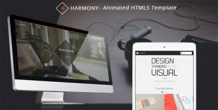 Harmony - Animated One-Page HTML 5 Template - 5934715