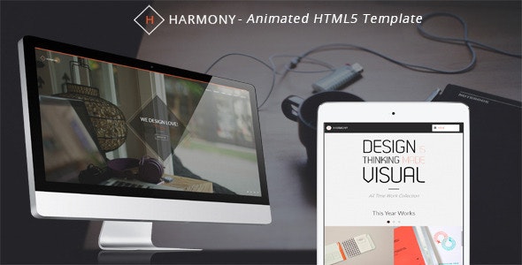 Harmony – Animated One-Page HTML 5 Template – 5934715
