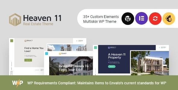 Heaven11 | Property & Apartment Real Estate WordPress Theme – 23843090