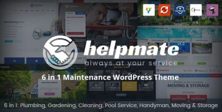 Helpmate - 6 in 1 Maintenance WordPress Theme - 16489291