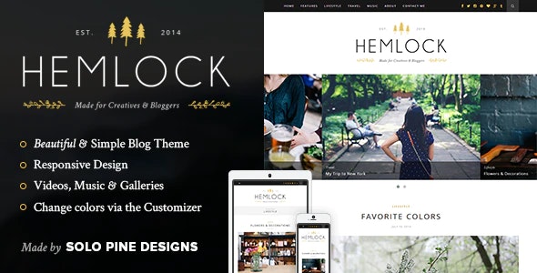 Hemlock - A Responsive WordPress Blog Theme - 8253073