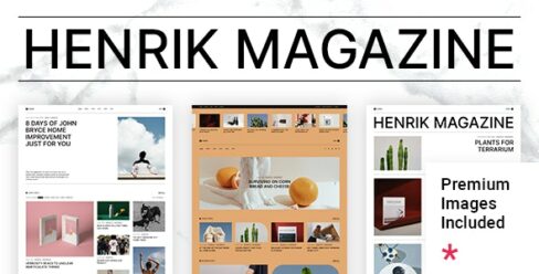 Henrik – Creative Magazine Theme – 32238529