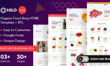 Hilo - Organic Food eCommerce Shop HTML Template - 29723980