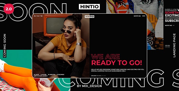 Hintio - Coming Soon & Landing Page Template - 27705322