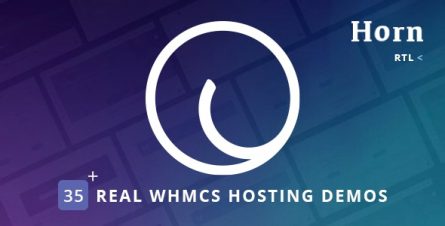 Horn - WHMCS Dashboard Hosting Theme - 28206142