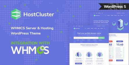HostCluster - WHMCS Hosting WordPress Theme - 21964631