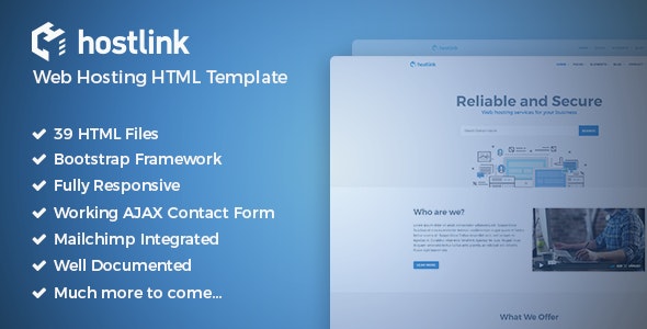 Hostlink – Web Hosting HTML Template – 19727180