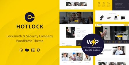 HotLock - Locksmith & Security Systems WordPress Theme - 20263603