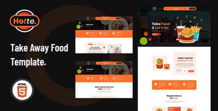 Hotte - Take Away Food HTML5 Template - 29707431