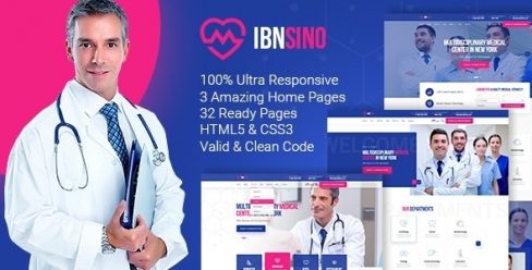 IBNSINO Medical Center HTML Template – 27882679