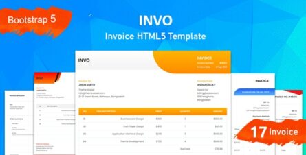 INVO - Invoice HTML5 Template - 33902595