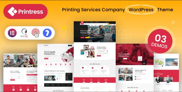 Printress – Printing Services Company WordPress – 43640375