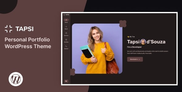 Tapsi – Personal Portfolio WordPress Theme – 45819651