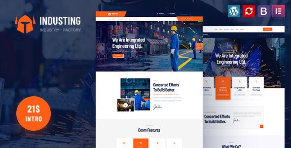 Industing – Factory & Business WordPress Theme – 25373934