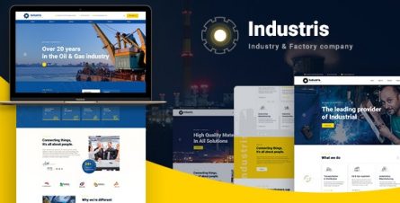 Industris - Factory & Business WordPress Theme - 24875128