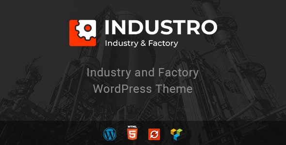 Industro - Industry & Factory WordPress Theme - 22998313