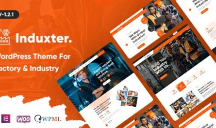 Induxter - Industry And Factory WordPress Theme - 27318531