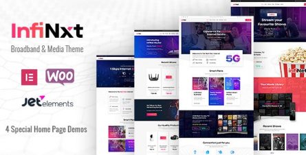 InfiNxt - Satellite TV, Internet Service Provider WordPress Theme - 25861064