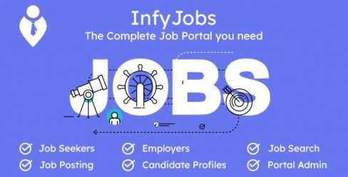 InfyJobs – Laravel Job Portal Script with Website – 28321916