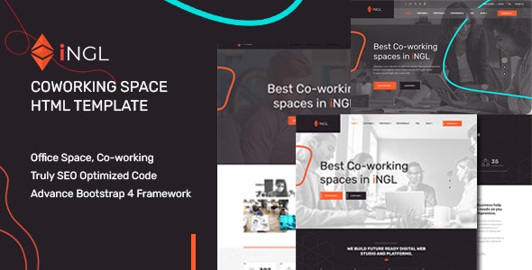 Ingl – Coworking Spaces HTML Template – 34229332