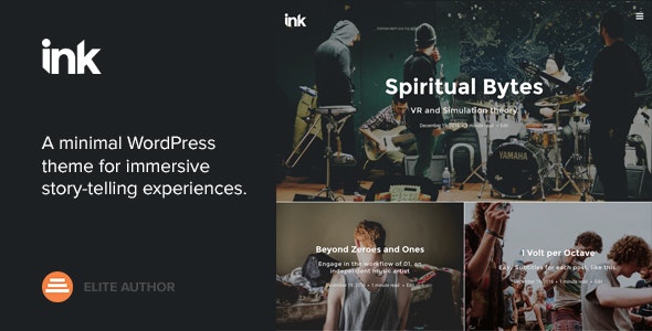Ink — A WordPress Blogging theme to tell Stories – 7520750