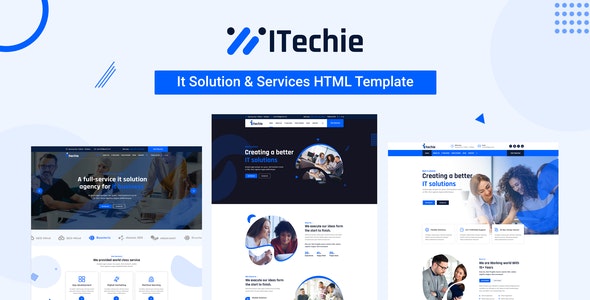 Itechie – IT Solutions and Services Bootstrap Template – 38682934