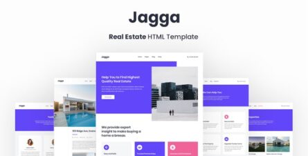 Jagga – Real Estate HTML Template - 28870091