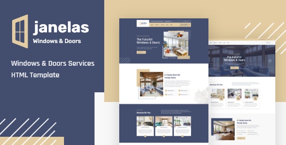 Janelas – Windows & Doors Services HTML Template – 33390620