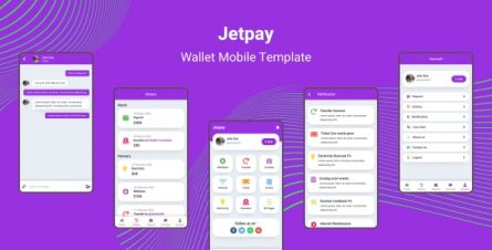 Jetpay - Wallet Mobile Template - 25751475