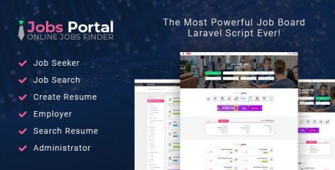 Jobs Portal – Job Board Laravel Script – 22607607