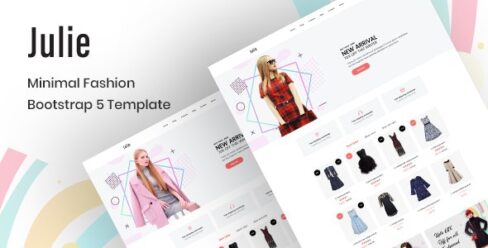 Julie – Minimal Fashion Bootstrap 5 Template – 32565406