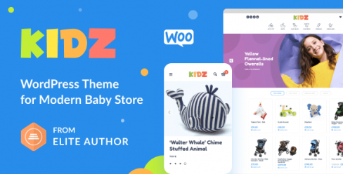 KIDZ – Baby Shop & Kids Store WordPress WooCommerce Theme – 17688768
