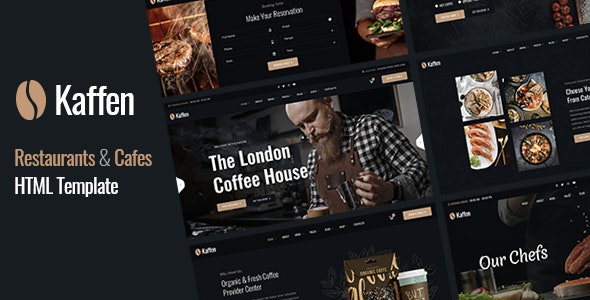 Kaffen – Restaurant HTML Template – 37237769