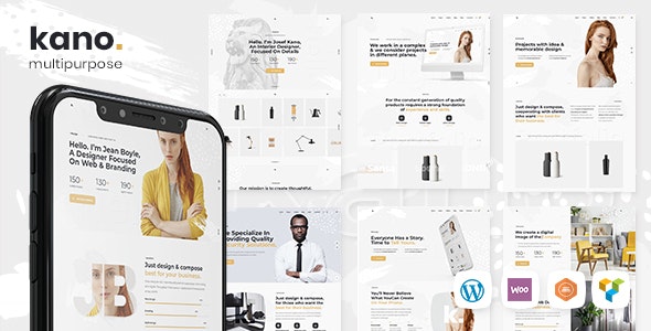 Kano – Creative MultiPurpose WordPress Theme – 24945474