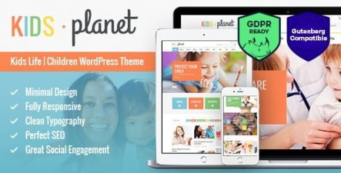 Kids Planet – A Multipurpose Children WordPress Theme for Kindergarten and Playgroup – 12671347