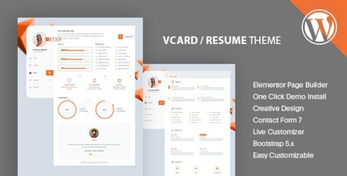 Kijat – CV & Resume WordPress Theme – 36593596