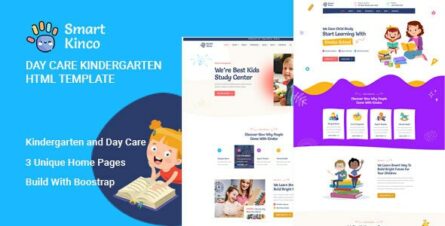 Kinco - Day Care & Kindergarten HTML Template - 36363208