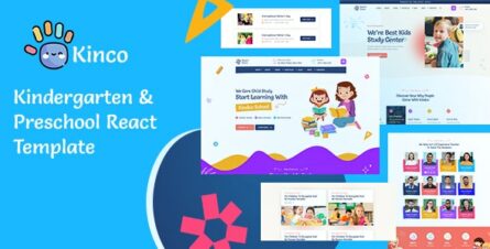 Kinco - Day Care & Kindergarten React, NextJs Template - 37197210