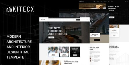 Kitecx - Architecture & Interior HTML Template - 31344235