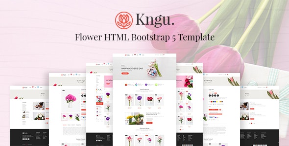 Kngu – Flower HTML Bootstrap 5 Template – 29149992
