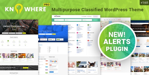 Knowhere Pro - Multipurpose Classified Directory WordPress Theme - 20402773
