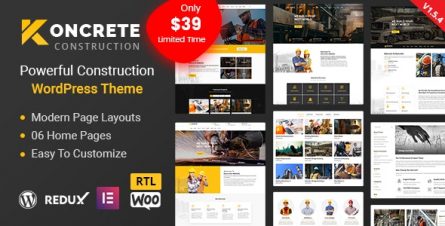 Koncrete - Construction Building WordPress Theme - 23751296