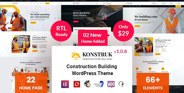Konstruk – Construction WordPress Theme – 37119986
