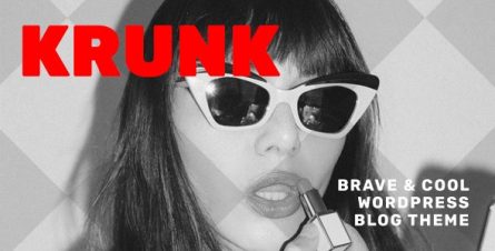Krunk - Brave & Cool WordPress Blog Theme - 20931903