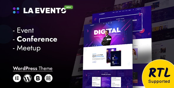 La Evento - An Organized Event WordPress Theme - 23499916