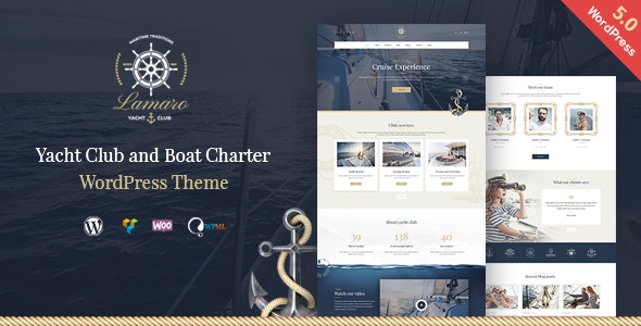 Lamaro - Yacht Club and Rental Boat Service WordPress Theme - 23080232