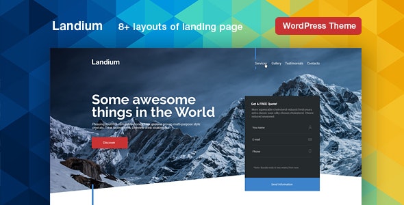 Landium – WordPress App Landing Page – 18914504