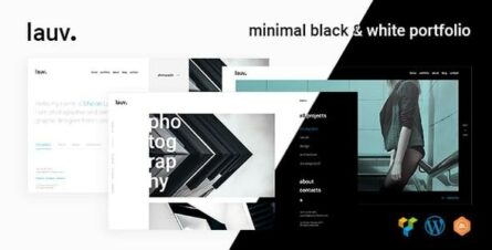 Lauv - Trendy Portfolio WordPress - 22031220